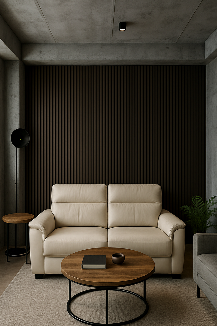 Slatted Wood Veneer Acoustic Panels