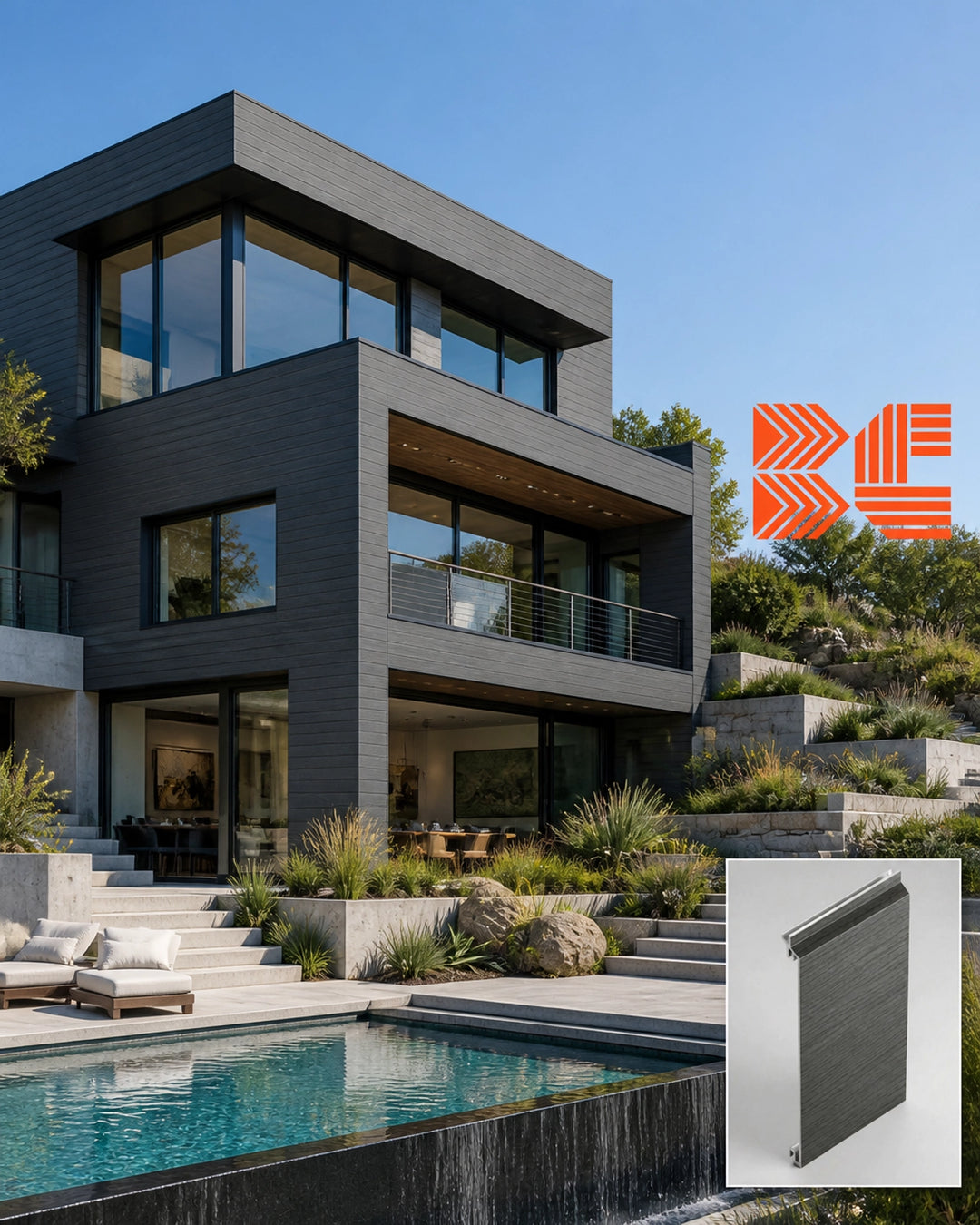 Aluminum Cladding Exterior & Interior Siding & Soffit System