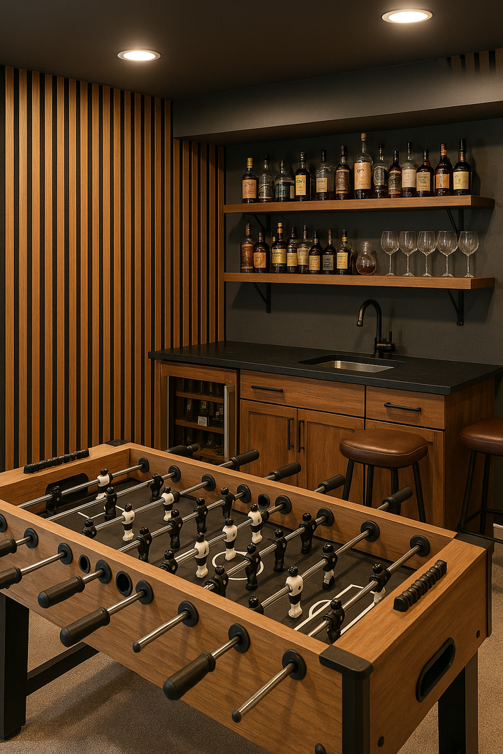 Slatted Wood Veneer Acoustic Panels