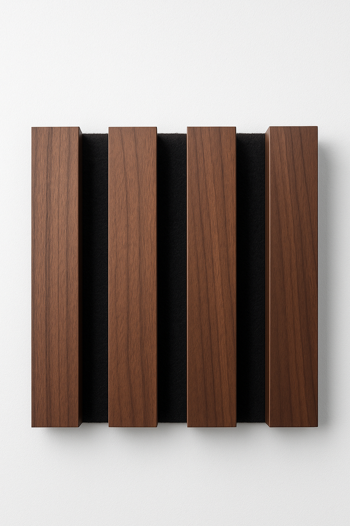 Slatted Wood Veneer Acoustic Panels