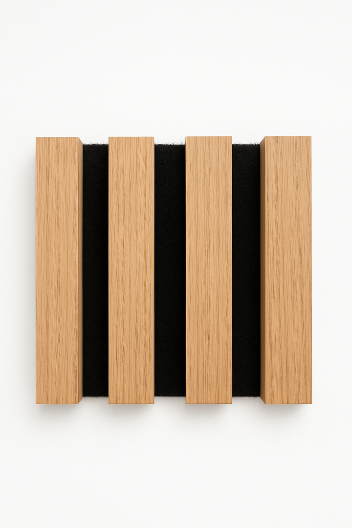 Slatted Wood Veneer Acoustic Panels